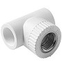 Тройник комбинированный ПП 32-1/2'' PN 25 с внутренней резьбой белый Pro Aqua PA24015 купить в Саратове | "Проконсим"