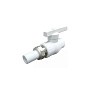 Краны шаровые ПП DN 20-32 PN 25 с односторонним разъемным соединением белые Valfex купить в Саратове | "Проконсим"
