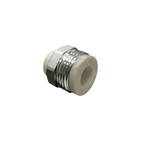 Штуцер 20 PN 25 G-3/4'' НР серый VALFEX купить в Саратове | "Проконсим"