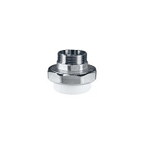 Муфты ПП DN 75-110 PN 25 разъёмные с наружной резьбой белые Valfex купить в Саратове | "Проконсим"