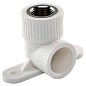 Угольник установочный ПП 20-1/2'' PN 25 с внутренней резьбой белый РТП 10797 купить в Саратове | "Проконсим"