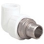 Угольник для радиатора ПП 20-1/2'' PN 25 с американкой белый РТП 14625 купить в Саратове | "Проконсим"