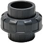 Муфта разборная НПВХ DN 50 PN 16 клеевая уплотнение EPDM черная Aquaviva BOD0500 купить в Саратове | "Проконсим"