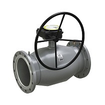 Краны стальные шаровые регулирующие DN 125-300 PN 25 цельносварные фланцевые с редуктором LD Energy Regula купить в Саратове | "Проконсим"