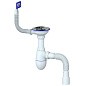 Сифон для мойки Unicorn В425, 40х50 гибкий отвод, 3 1/2'' х40 чаша из нержавеющей стали, прямоугольный перелив купить в Саратове | "Проконсим"