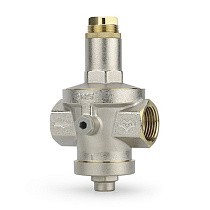 Регулятор давления DN 15-50 PN 16 мембранный никелированный под манометр VARMEGA купить в Саратове | "Проконсим"