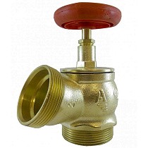 Клапан пожарный латунный угловой 125гр. Апогей КПЛ муфта-штуцер с датчиком ДППК купить в Саратове | "Проконсим"