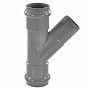Тройник раструбный НПВХ SDR26 45гр DN 110-110 PN 10 Хемкор купить в Саратове | "Проконсим"