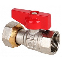Краны латунные шаровые DN 15-20 PN 40 никелированные бабочка муфта-накидная гайка MVI BV.530 купить в Саратове | "Проконсим"