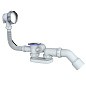Сифон для ванны Unicorn S101, 40х50 отвод 45гр., 1 1/2'' х40 чаша из нержавеющей стали, круглый перелив купить в Саратове | "Проконсим"
