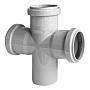 Крестовина ПП для канализации прямой 87,5гр. 110- 50- 50 Valfex купить в Саратове | "Проконсим"