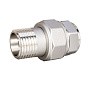 Американки латунные DN 15-50 PN 40 никелированные муфта-штуцер прямые LD Pride купить в Саратове | "Проконсим"