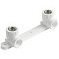 Угольник установочный двойной ПП 25-1/2'' PN 25 с внутренней резьбой белый VALFEX  купить в Саратове | "Проконсим"