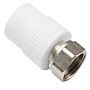 Муфта комбинированная ПП 20-1/2'' PN 25 с накидной гайкой белая VALFEX  купить в Саратове | "Проконсим"