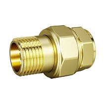 Американки латунные DN 15-50 PN 40 муфта-штуцер прямые LD Pride купить в Саратове | "Проконсим"