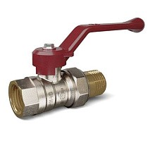 Краны латунные шаровые DN 15-32 PN 25-40 никелированные рычаг американка Temper серия 88 ГОСТ Р 59553 купить в Саратове | "Проконсим"