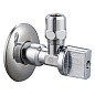 Кран латунный шаровой угловой MVI BV.464 DN 15-цанга 10 PN 10 наружная-M10 штуцер бабочка купить в Саратове | "Проконсим"