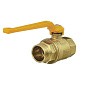 Кран латунный шаровой газовый 11Б27п DN40 PN40 рычаг муфта-штуцер БАЗ Standart купить в Саратове | "Проконсим"