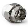 Муфта комбинированная ПП 20-1'' PN 25 разъёмная с внутренней резьбой белая Pro Aqua PA20011 купить в Саратове | "Проконсим"