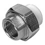 Муфта комбинированная ПП 20-1'' PN 25 разъёмная с внутренней резьбой белая РТП 10614 купить в Саратове | "Проконсим"