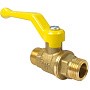 Краны латунные шаровые газовые 11Б27фтМ DN 15-20 PN 40 рычаг штуцер-штуцер Valfex.270.LR3 купить в Саратове | "Проконсим"