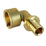 Угольник латунный для PEX труб 16-1/2'' PN 16 S-2,2мм под надвижную гильзу Valfex VF.452.AF купить в Саратове | "Проконсим"