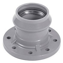 Патрубки НПВХ раструбные SDR26 DN 110-400 PN 10 с фланцем Хемкор купить в Саратове | "Проконсим"