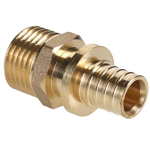 Муфта соединительная для PEX труб 16-1/2'' PN 10 с наружной резьбой под надвижную гильзу Hipex типS HFWS00043 купить в Саратове | "Проконсим"