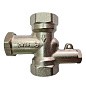 Клапан латунный MVI BL.110.04, DN 15 PN 10, балансировочный, Kvs 1,34 м3/ч с термодачиком под М10 никелированный, муфта-муфта купить в Саратове | "Проконсим"