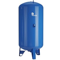 Гидроаккумуляторы для водоснабжения DN 50-80 PN 25 вертикальные голубые WESTER купить в Саратове | "Проконсим"