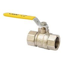 Краны латунные шаровые газовые DN 15-50 PN 25 рычаг муфта-муфта MVI BV.811 купить в Саратове | "Проконсим"