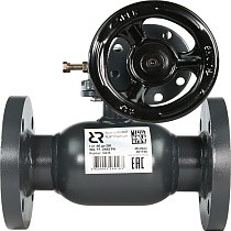 Краны стальные шаровые регулирующие DN 65-600 PN 16 цельносварные фланцевые с редуктором JIP-FF РИДАН купить в Саратове | "Проконсим"