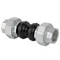 Компенсатор EPDM с оцинкованными чугунными резьбовыми патрубками DN 25 PN 16 Рашворк 505-025-16 купить в Саратове | "Проконсим"