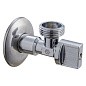 Кран латунный шаровой угловой MVI BV.464 DN 15-20 PN 10 штуцер бабочка купить в Саратове | "Проконсим"