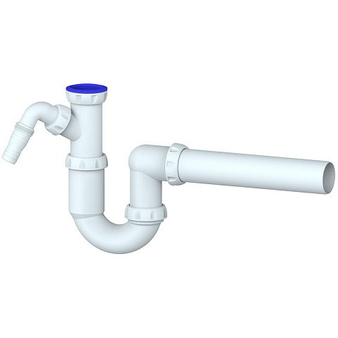 Сифон для умывальника Unicorn Y510V, 40х40 прямой отвод, 1 1/2'' х40 преходник 40х32 купить в Саратове | "Проконсим"