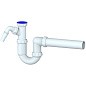 Сифон для умывальника Unicorn Y510V, 40х40 прямой отвод, 1 1/2'' х40 преходник 40х32 купить в Саратове | "Проконсим"