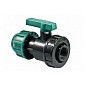 Кран шаровый ПЭ компрессионный комбинированный ВР DN 25-3/4'' PN 10 купить в Саратове | "Проконсим"