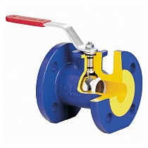Кран шаровой DN 200 PN 16 чугунный 400мм уплотнение PTFE фланцевый полный проход с ISO Zetkama zBAL.565  купить в Саратове | "Проконсим"