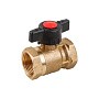 Кран шаровой латунный DN 15-20 PN 16 для 2-трубной системы муфта-муфта купить в Саратове | "Проконсим"