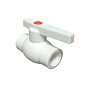 Кран шаровой ПП OPTIMA 25 PN 25 белый PlasticPro купить в Саратове | "Проконсим"