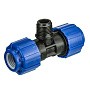 Тройник компрессионный PN 16 для ПЭ DN 20-1/2'' обжимное-штуцер купить в Саратове | "Проконсим"