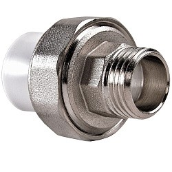  Муфта ПП разьемная 32-3/4'' PN 25 раструбная белая РВК 20574 (930659101) со склада Проконсим в Саратове