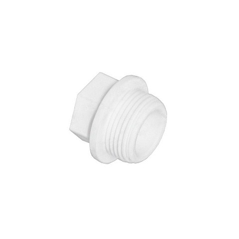 Заглушка резьбовая ПП  1/2'' PN 25 белая VALFEX Pro купить в Саратове | "Проконсим"