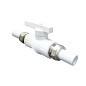 Кран шаровой полнопроходной VALFEX 32 PN 25 с двусторонним разъемным соединением белый купить в Саратове | "Проконсим"