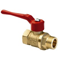 Краны латунные шаровые 11Б27п1 DN 15-40 PN 40 рычаг муфта-штуцер БАЗ Standart купить в Саратове | "Проконсим"