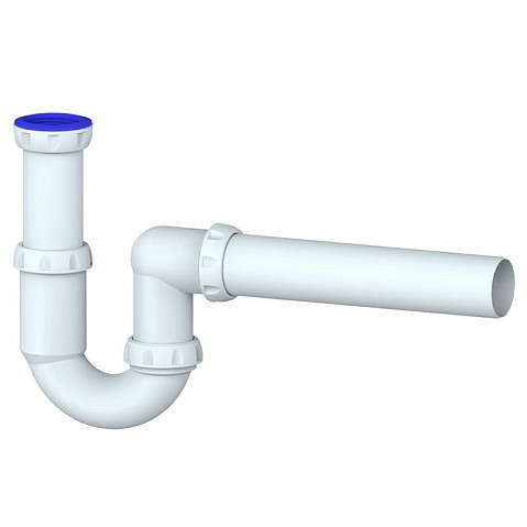 Сифон для умывальника Unicorn Y415, 40х40 прямой отвод, 1 1/2'' х40 преходник 40х32 купить в Саратове | "Проконсим"