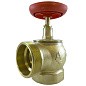 Клапан пожарный латунный КПЛМ DN65 PN16 угловой 90гр. муфта-штуцер с удлиненным шпинделем Апогей купить в Саратове | "Проконсим"