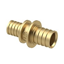 Муфты латунные для PEX-PEX труб DN 20-40 PN 16 переходные под надвижную гильзу РосТурПласт купить в Саратове | "Проконсим"