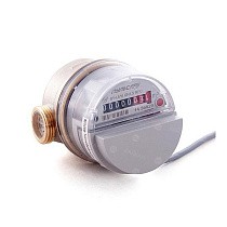 Счетчики горячей воды DN 15-20 PN 16 до 90гр. с обратным клапаном и импульсным выходом муфтовые Пульсар купить в Саратове | "Проконсим"