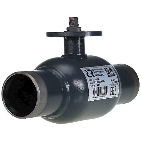 Кран стальной шаровой цельносварной DN 65-50 PN 25 стандартнопроходной приварной 260мм под электропривод RJIP-WW РИДАН 065N0132R купить в Саратове | "Проконсим"